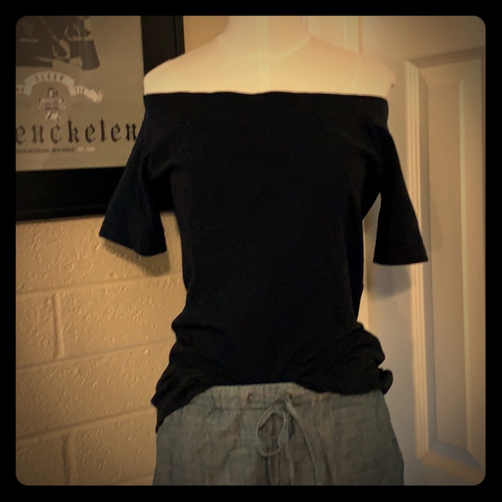 Jcrew off the shoulder t